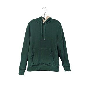 Amazon Essentials Women's Sherpa-Lined Fleece Hoodie Forest Green SZ- M